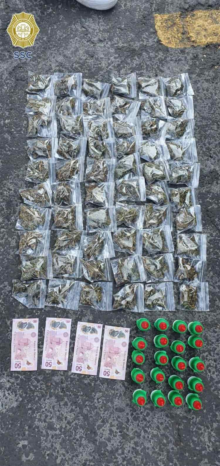 Detienen en CU a una mujer y dos hombres por vender dulces con mariguana - whatsappimage20200114at0847452