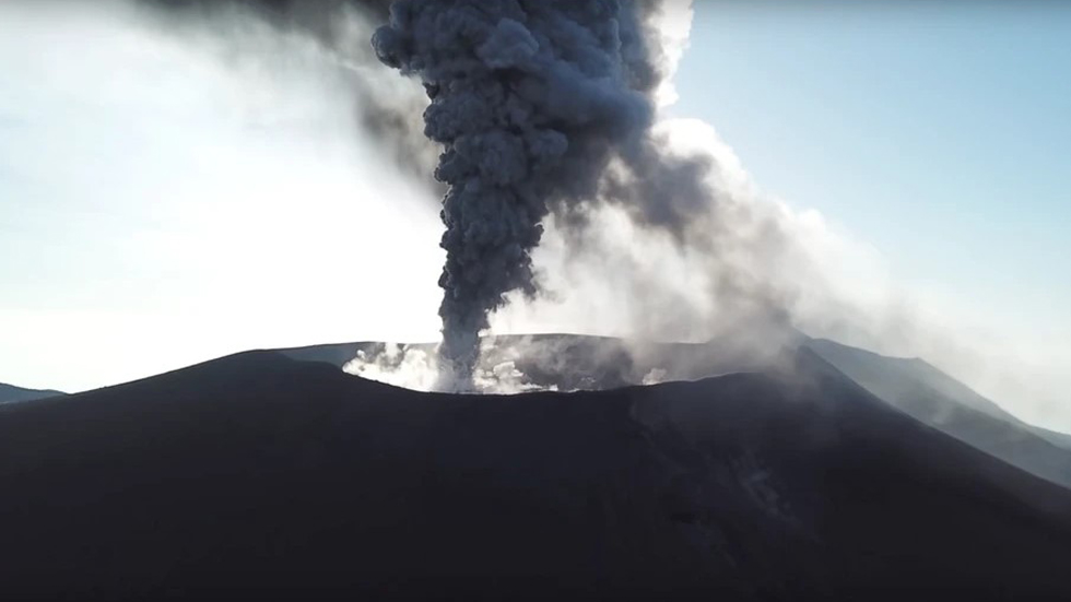 #Video Erupciona el Monte Shindake en Japón
