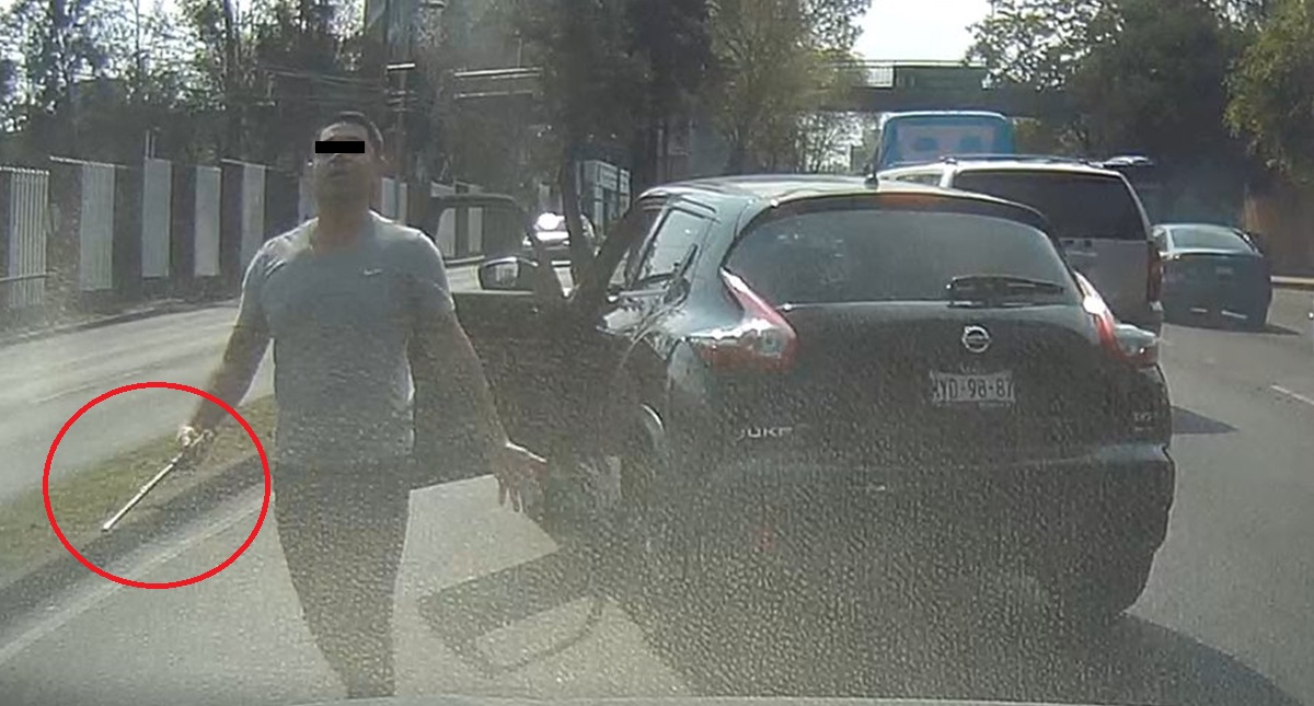 #Video Captan nueva agresión de automovilista en la Ciudad de México