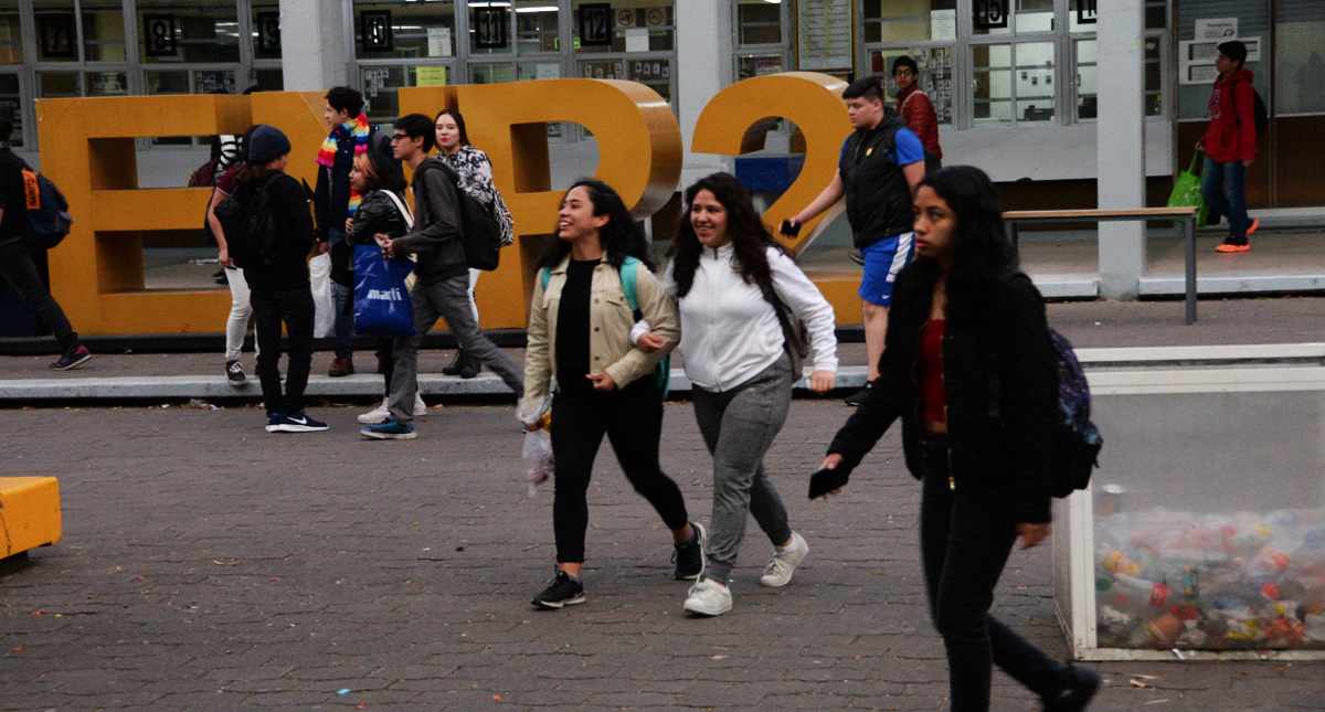 Alumnos de la Prepa 2 de la UNAM regresan a clases - alumnos-de-la-prepa-2