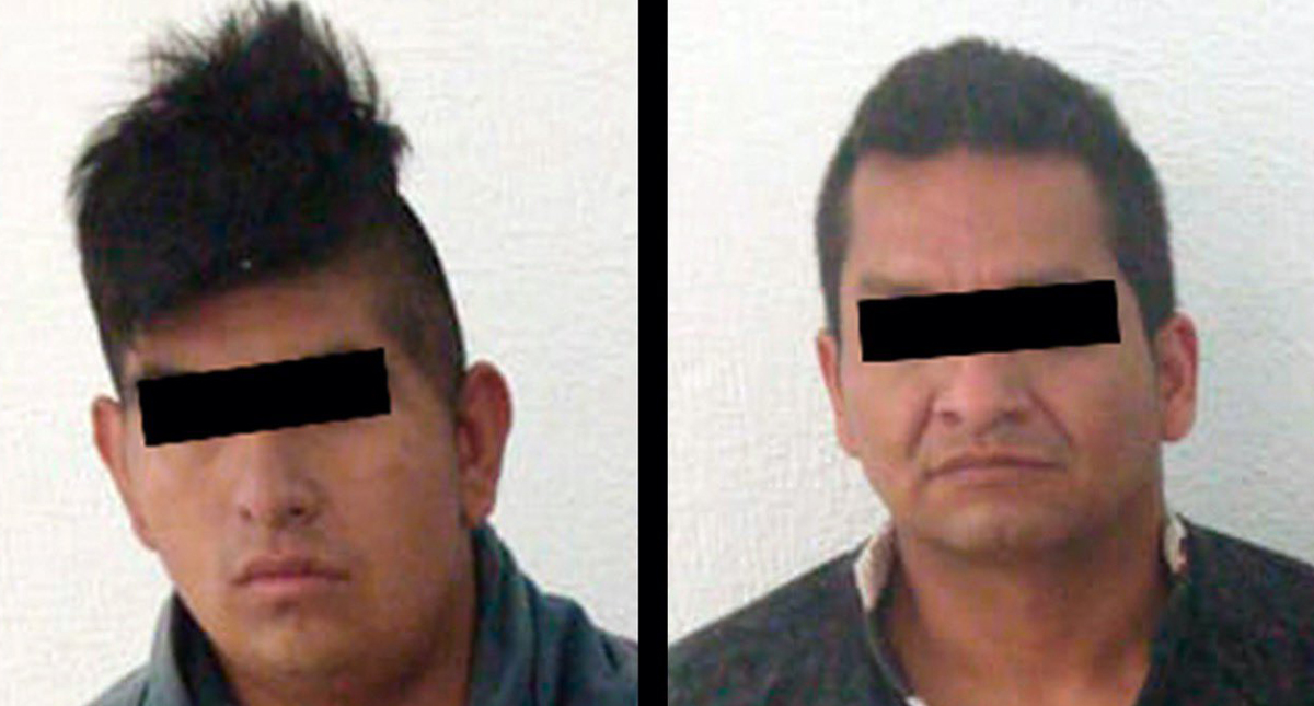Detienen en flagrancia a dos asaltantes de transporte público en Edomex