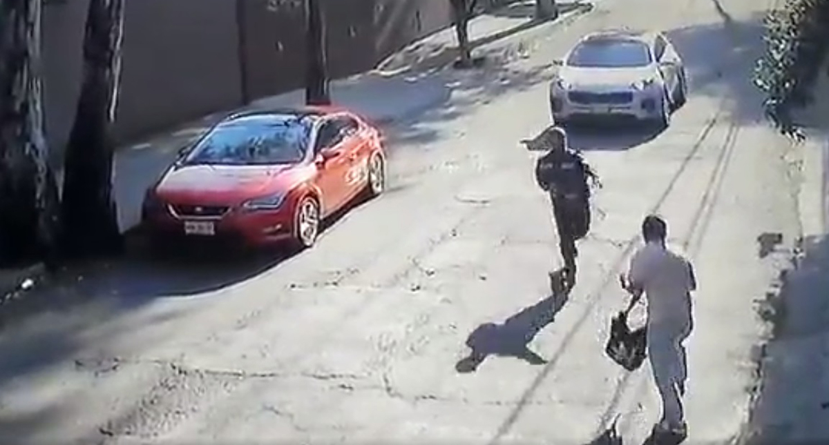 #Video Roban 658 mil pesos a hombre al sur de la Ciudad de México