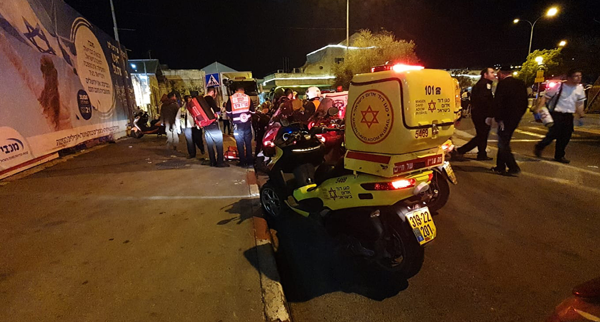 Conductor atropella en Jerusalén a 12 soldados y dos personas
