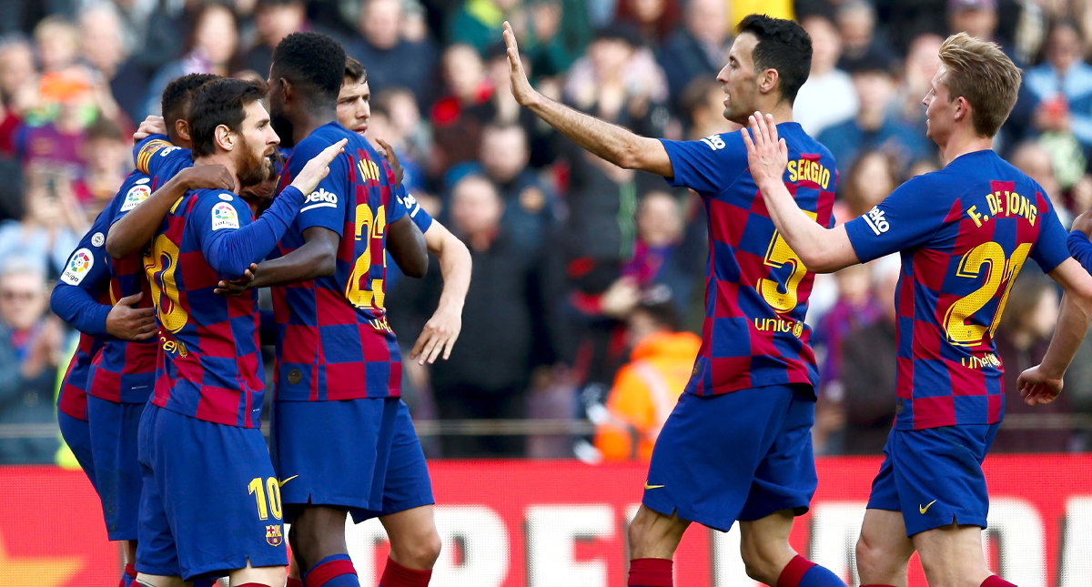 Barcelona vence al Getafe con goles de Griezmann y Sergi Roberto