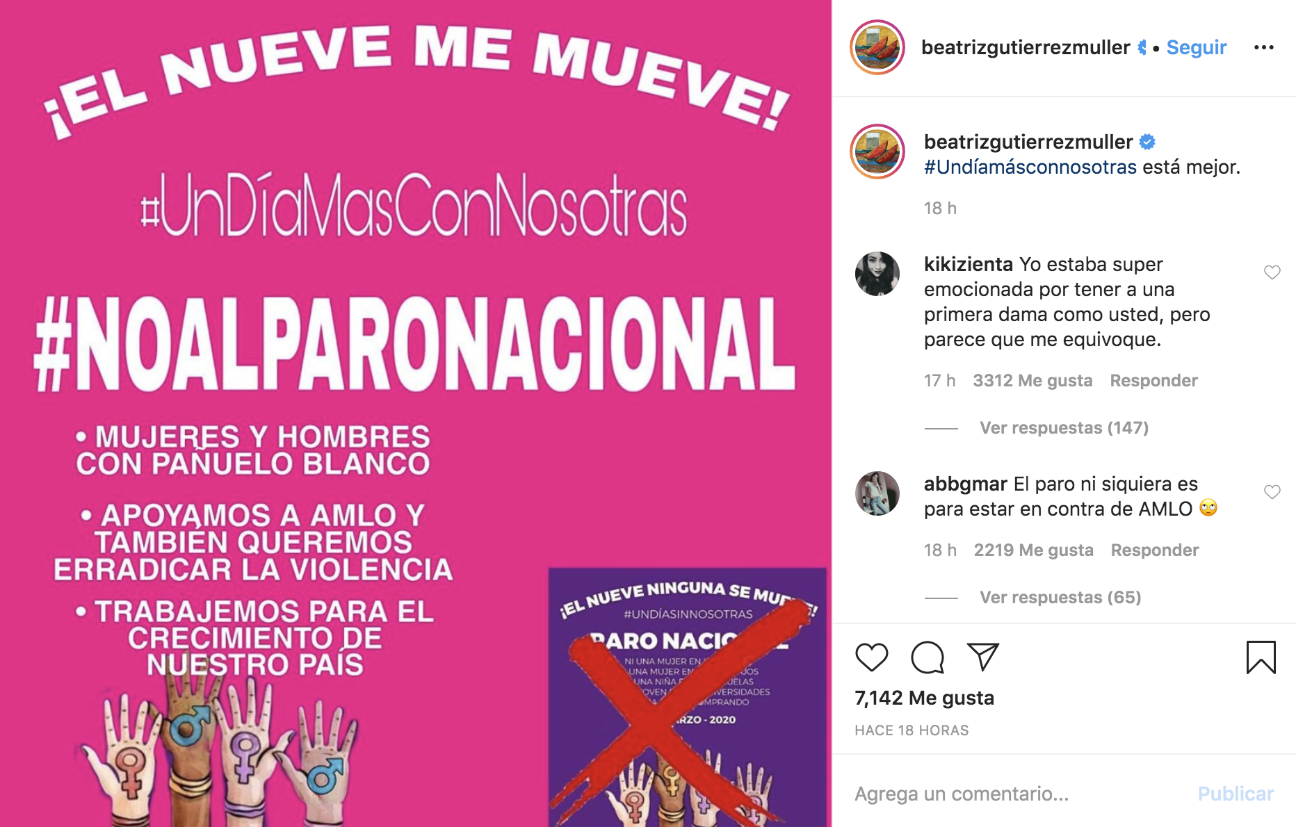 Beatriz Gutiérrez llama a paro nacional de mujeres, luego cambia de opinión - beatriz-gutierrez-2-ok