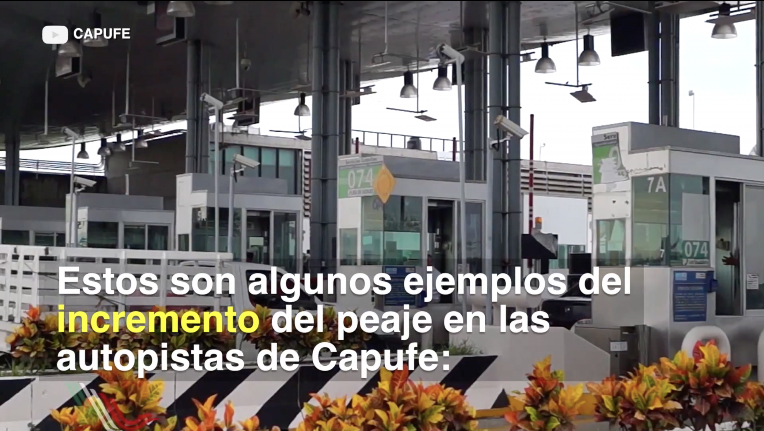 Esto costarán ahora los peajes en carreteras de Capufe