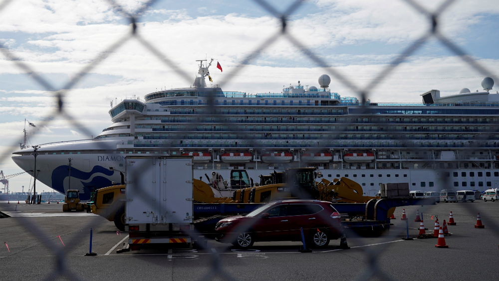 Reportan otras 39 personas con Covid-19 en crucero en Japón