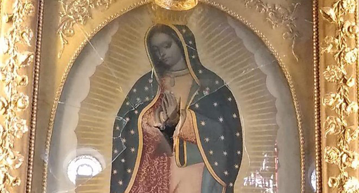 A proceso, hombre que apedreó cuadro de la Virgen en Catedral de Guadalajara