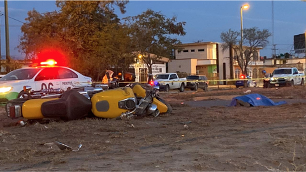 Policía de Tamaulipas muere en accidente de moto Policía de Tamaulipas muere en accidente de moto