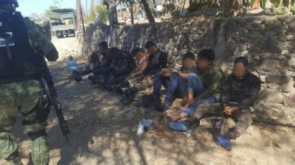 Capturan a 18 presuntos sicarios en Guerrero