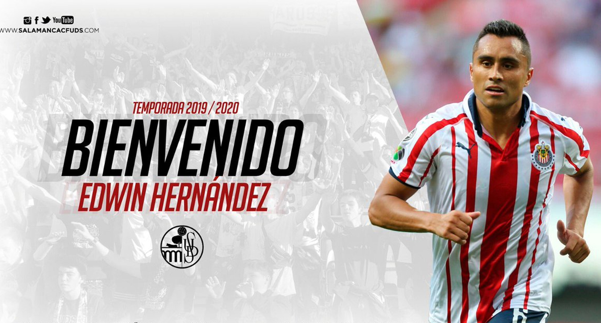 Salamanca UDS da la bienvenida a Edwin Hernández