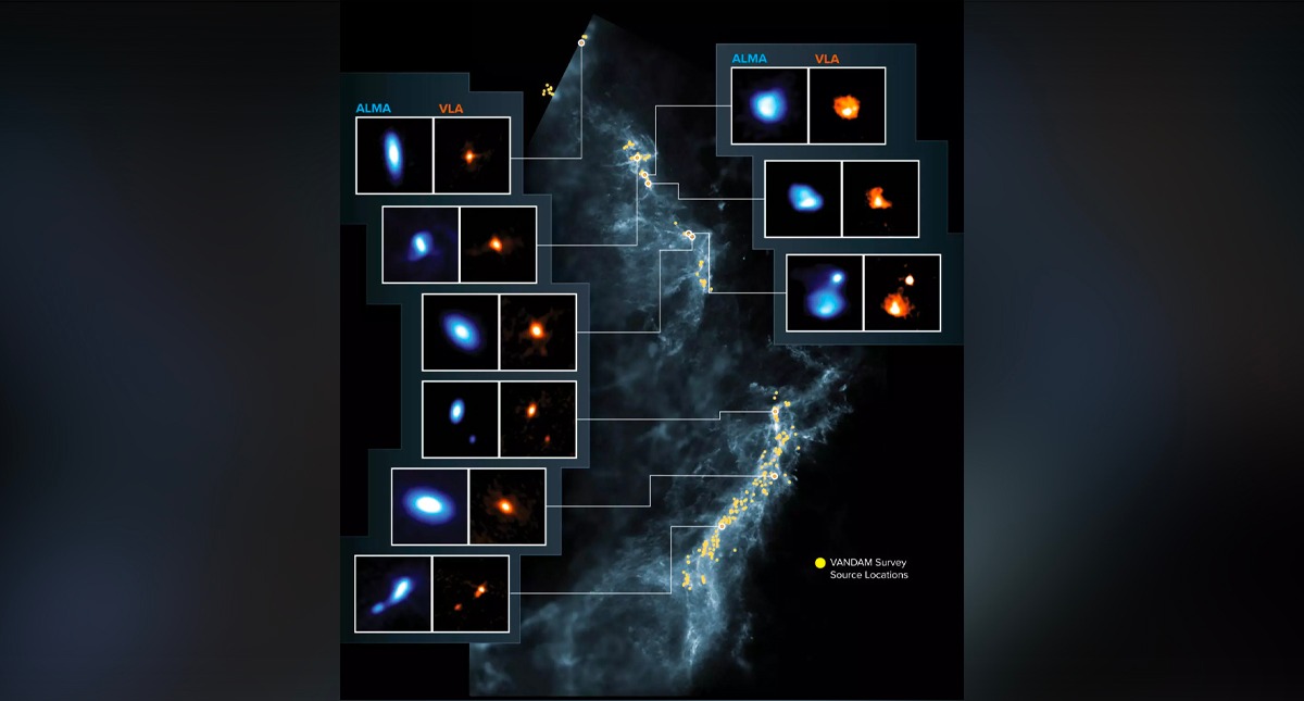 Descubren más de 300 discos protoplanetarios en las nubes de Orión