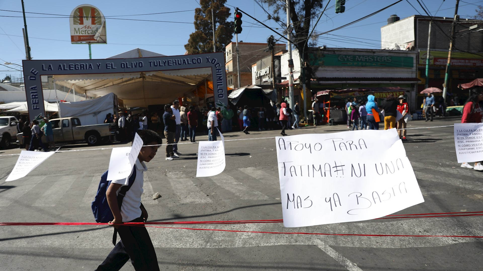 Indignación y enojo por el asesinato de Fátima, una niña de 7 años en la Ciudad de México