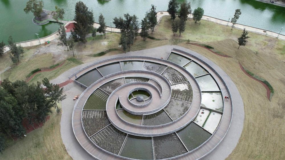 Desarrollan universitarios humedal artificial en el Bosque de Aragón