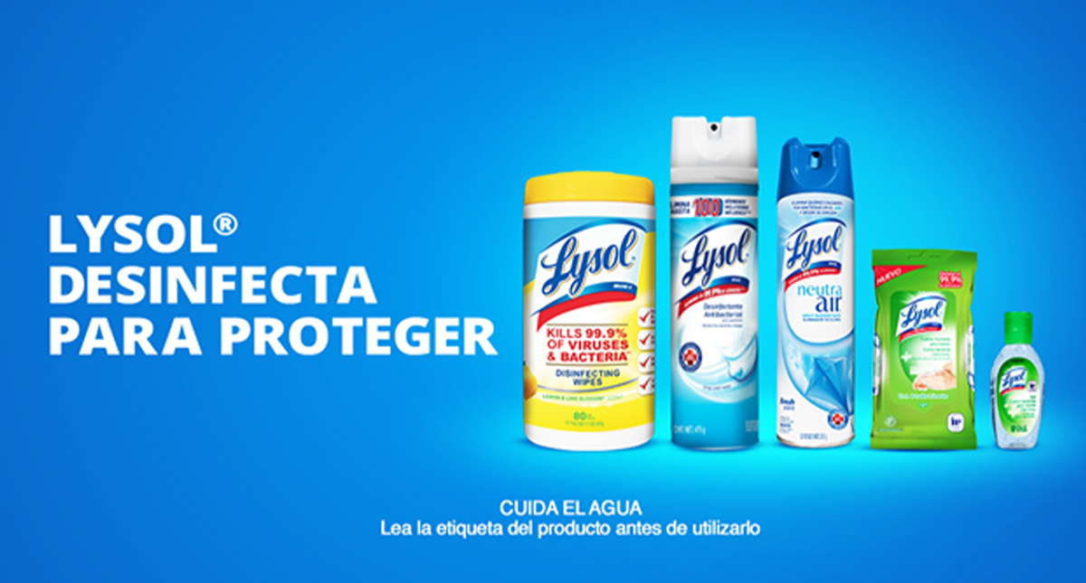 ¿Realmente Lysol funciona contra el COVID-19? - lysol-desinfectante