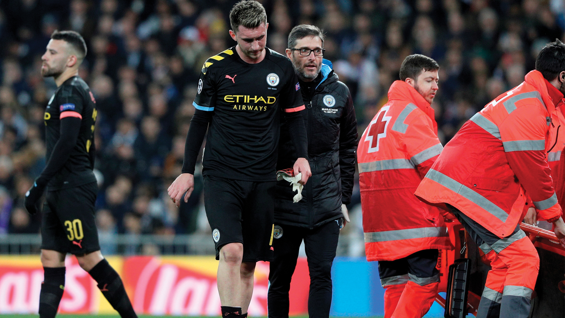 Aymeric Laporte será baja con Manchester City por tres semanas Aymeric Laporte será baja con Manchester City por tres semanas