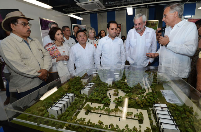 UNAM inaugura en Mérida unidad de estudios superiores - maqueta-de-la-unidad-merida-de-la-enes-de-la-unam