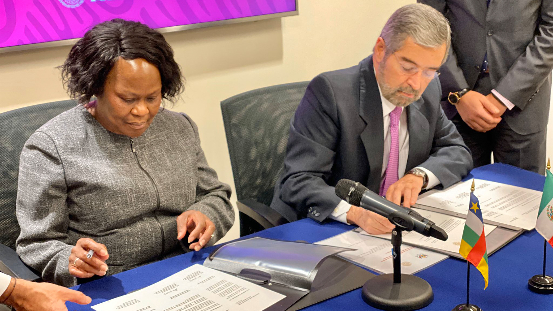 Oficialmente, México mantiene lazos diplomáticos con todos los países del continente africano