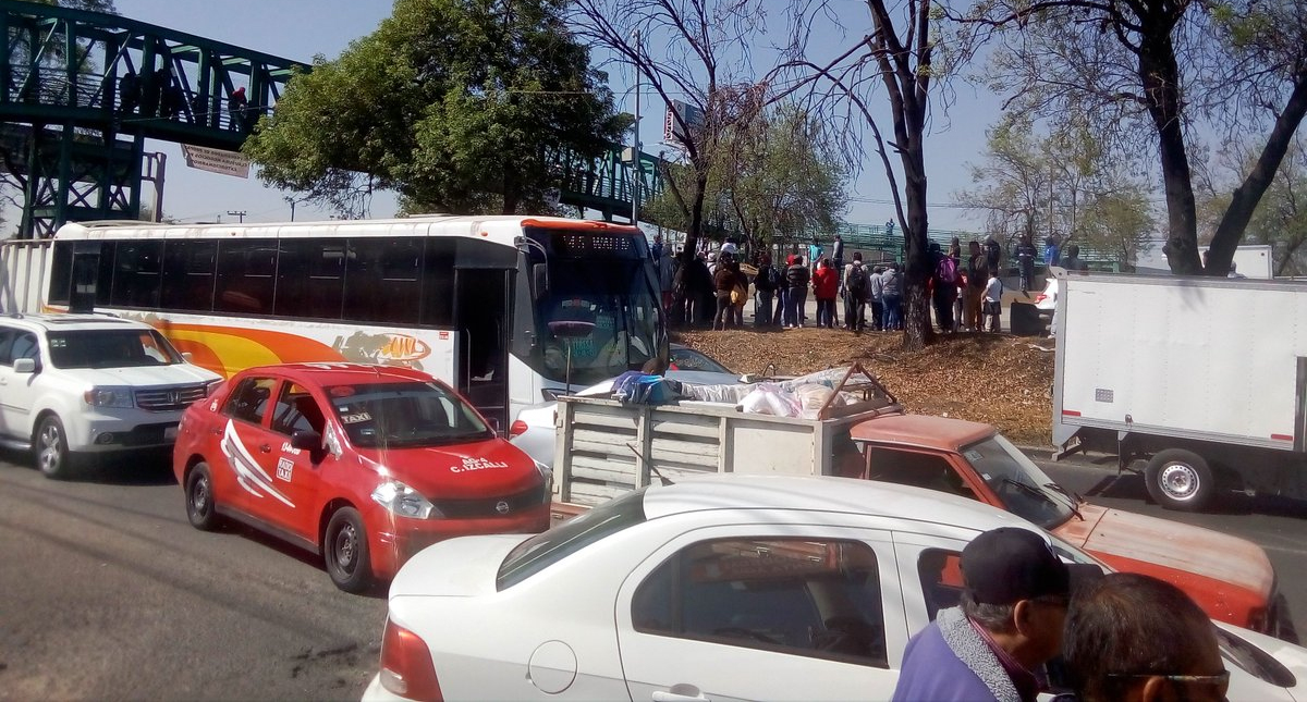 Transportistas liberan accesos a la Ciudad de México