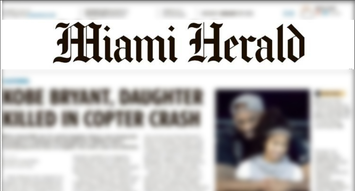 Empresa editorial de Miami Herald se declara en bancarrota
