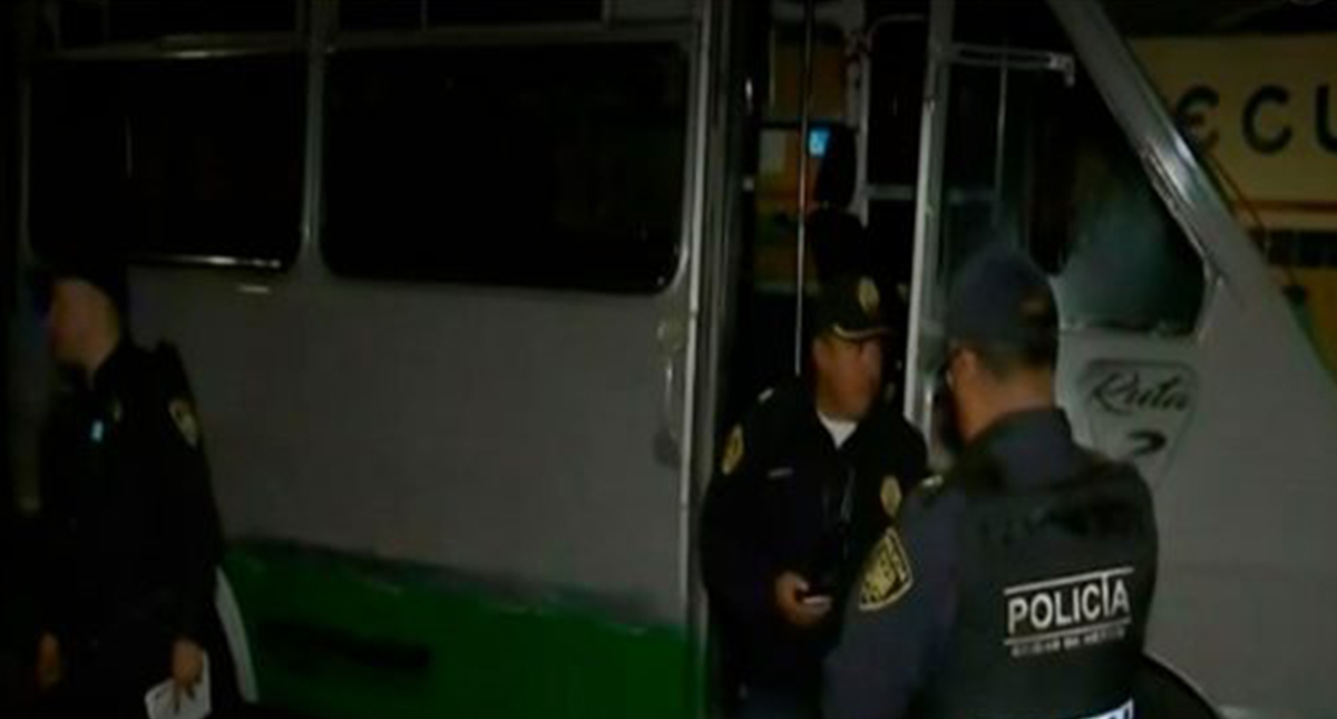 Disparan contra conductor de microbús y su acompañante en la CDMX