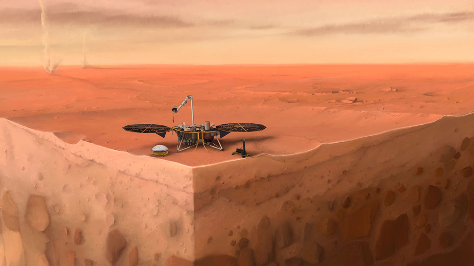 Misión InSight descubre terremotos en el planeta Marte