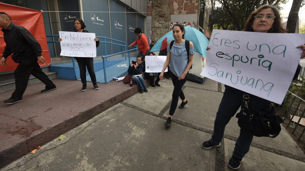 Que los trabajadores decidan, asevera AMLO sobre conflicto en Notimex