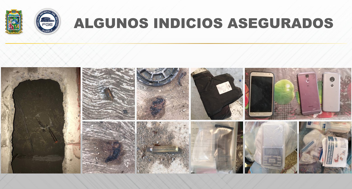 Avanza investigación de homicidio de estudiantes en Puebla; aseguran tres inmuebles - objetos-asegurados-en-cateos-de-la-fge-puebla