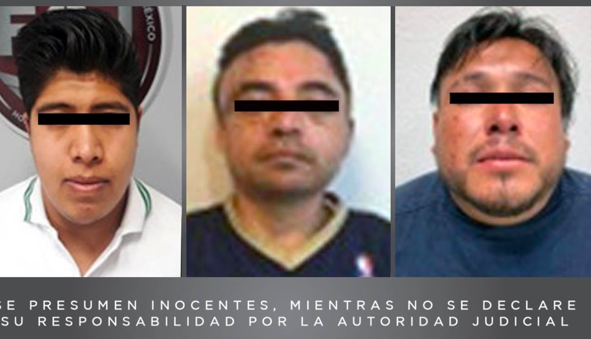 Detienen a tres presuntos feminicidas en Estado de México