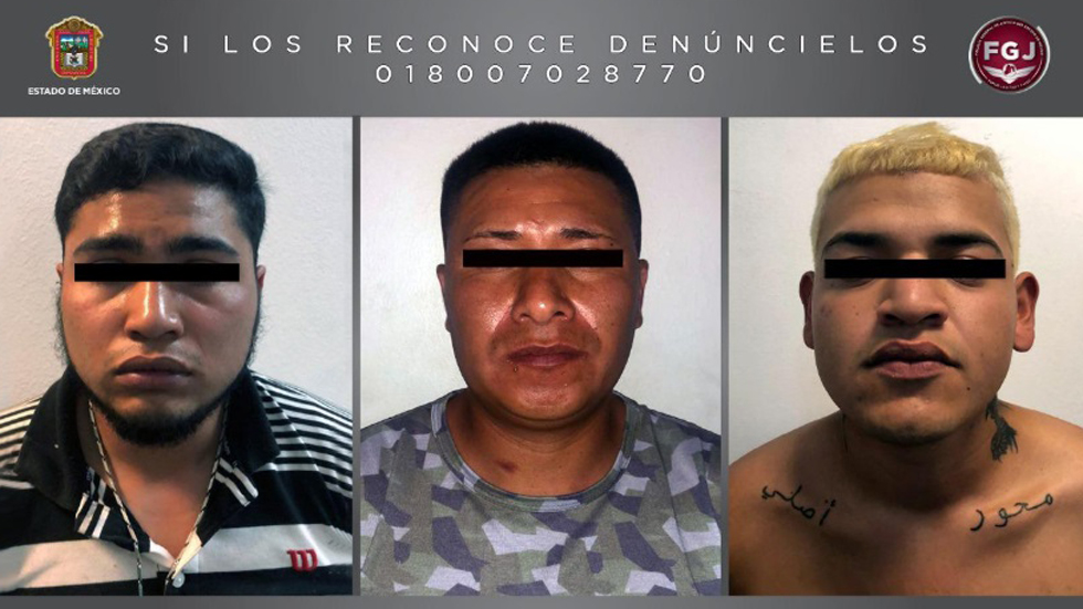 Detienen en el Estado de México a tres miembros del CJNG