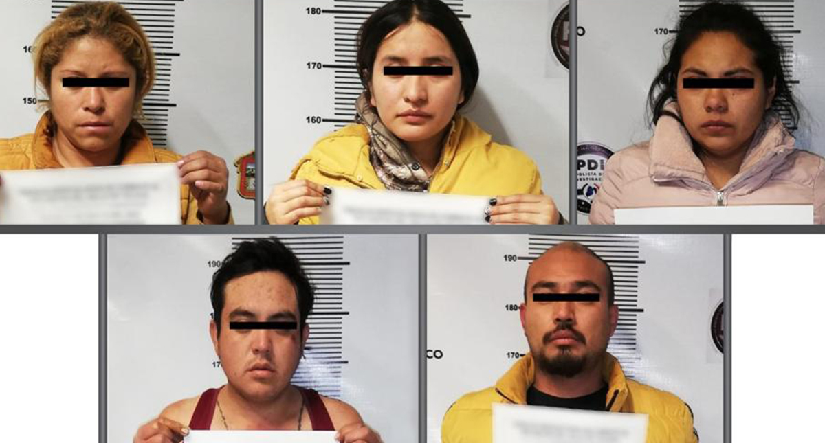 Cae banda de cinco secuestradores en Metepec, Edomex