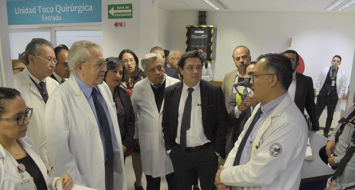 Salud y Función Pública verifican atención en el Hospital Juárez