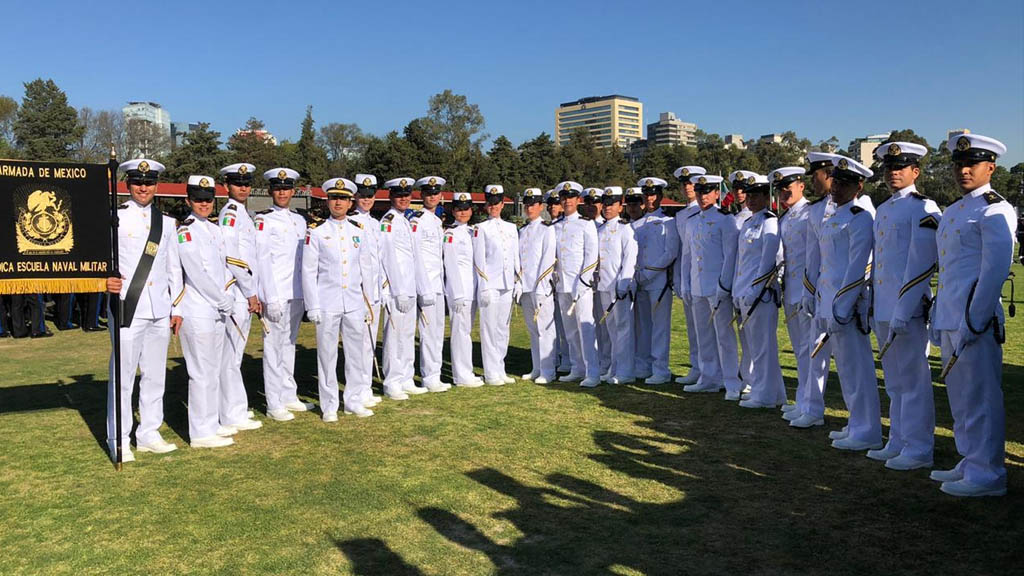 Cadetes navales mexicanos participan en desfile militar en República Dominicana - semar-cadetes-marcha-sedena-republica-dominicana-3