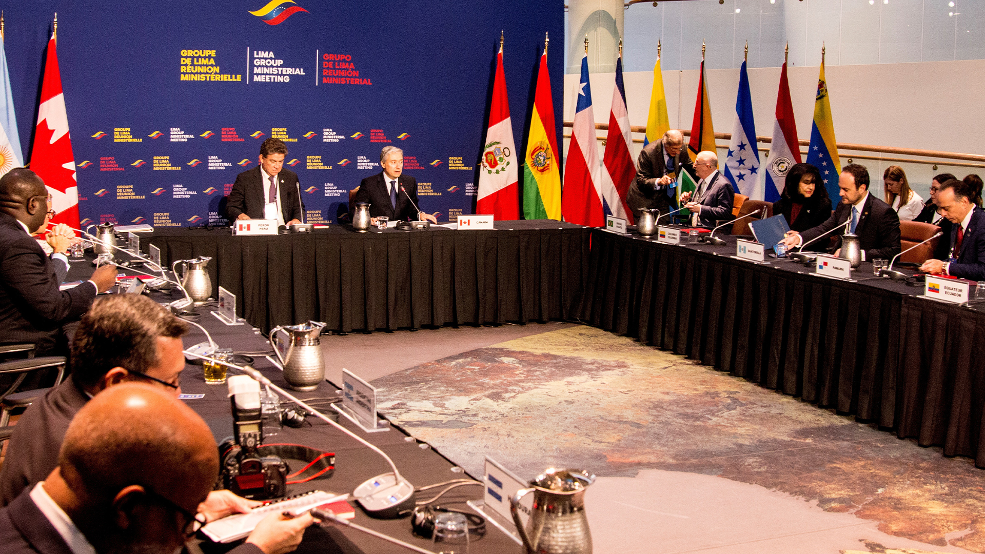 Grupo de Lima presiona en Canadá por comicios presidenciales en Venezuela - sesion-del-grupo-de-lima-en-ottawa