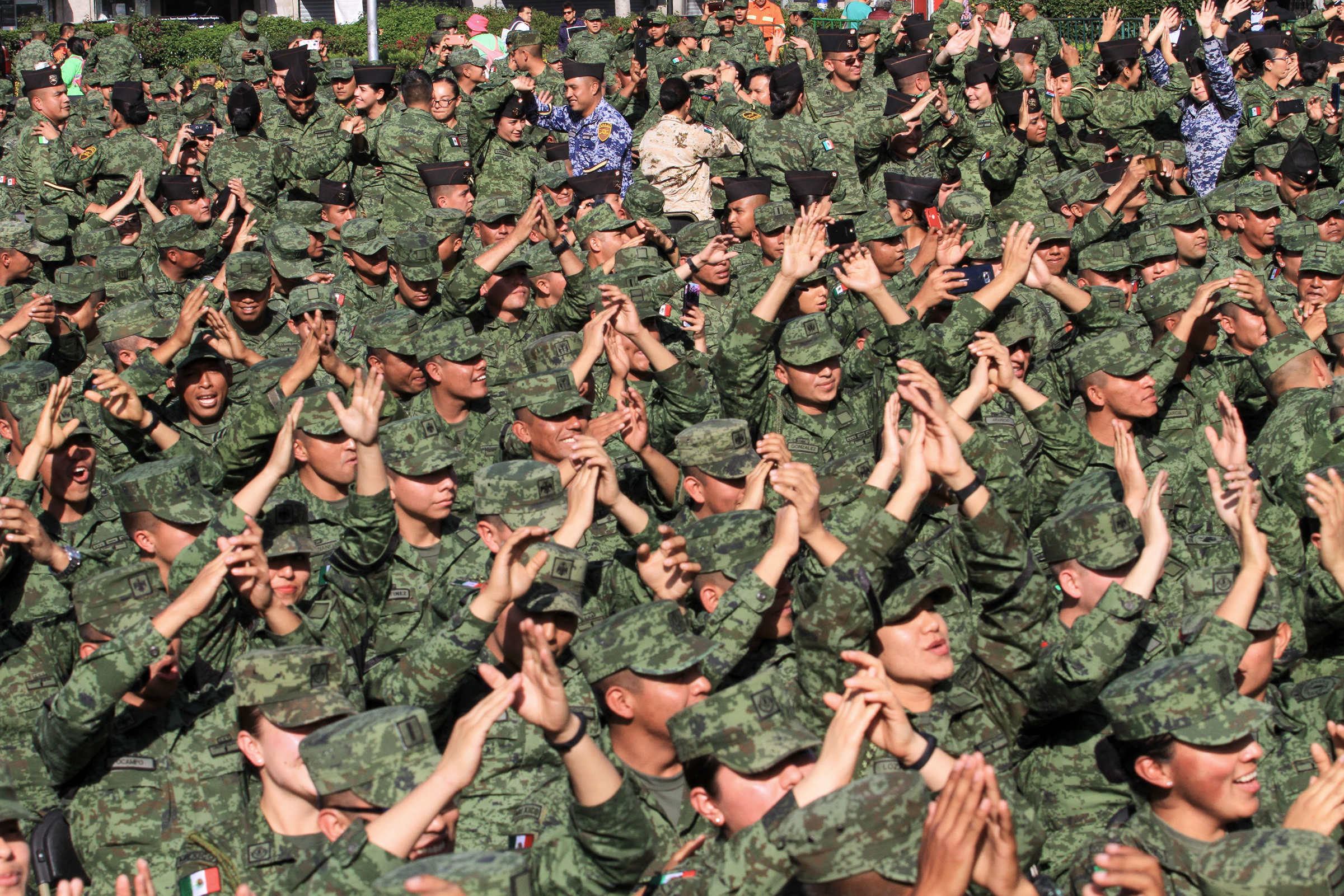 Día del Ejército Mexicano, desde el Zócalo