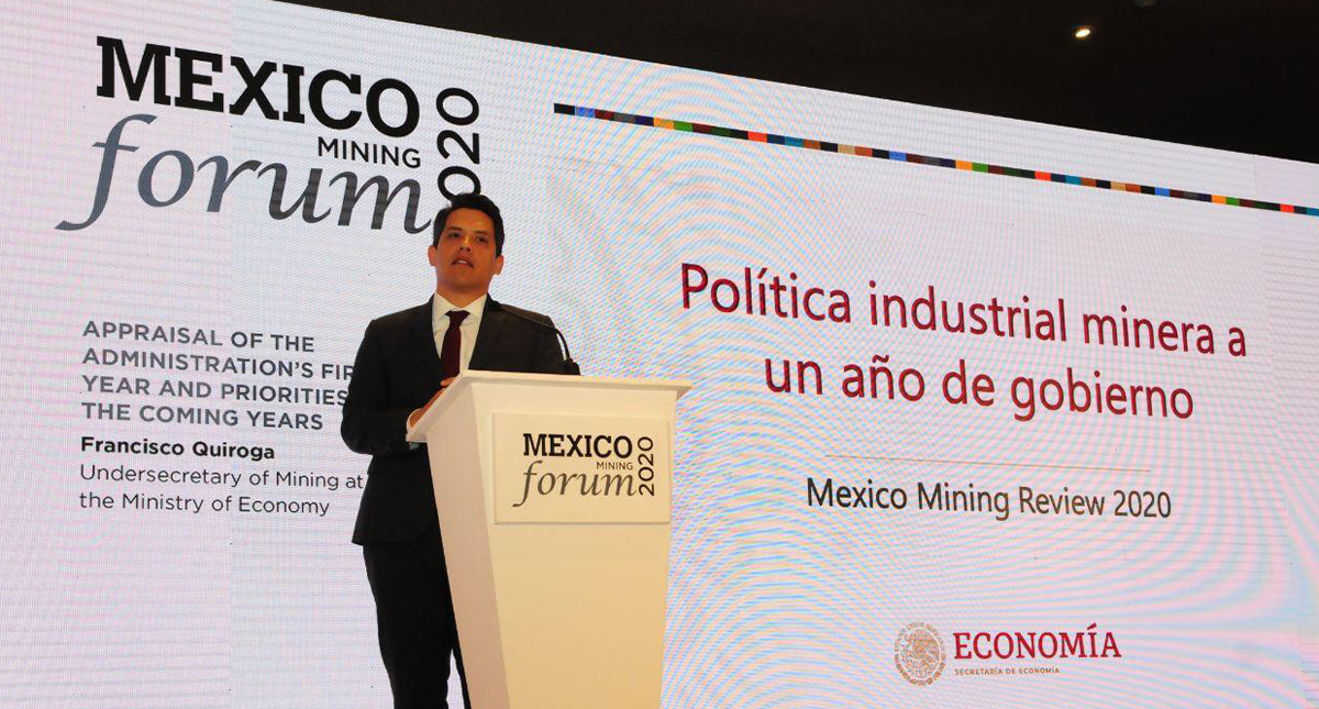 Gobierno de México toma el control de cuatro yacimientos de litio - subsecretario-de-mineria-francisco-quiroga-en-el-mexico-mining-forum
