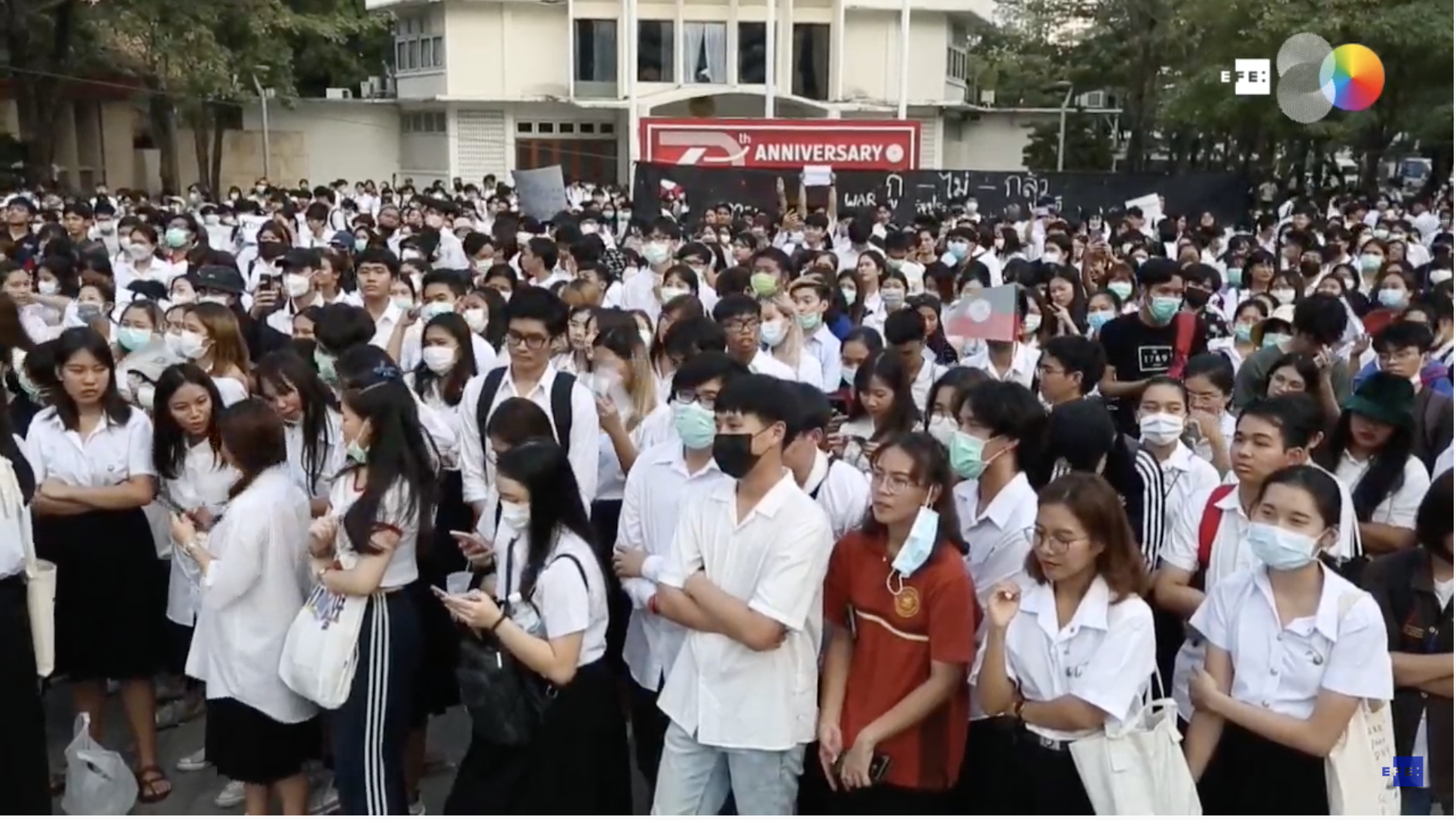 La voz de los jóvenes hartos de la élite promilitar en Tailandia