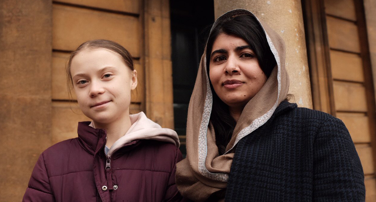 “Hoy conocí a mi modelo a seguir”, dice Greta Thunberg tras encuentro con Malala