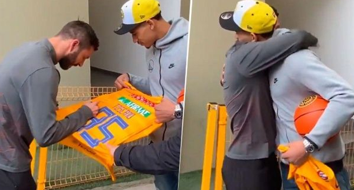 #Video Gignac regala playera de Tigres a Juan Toscano