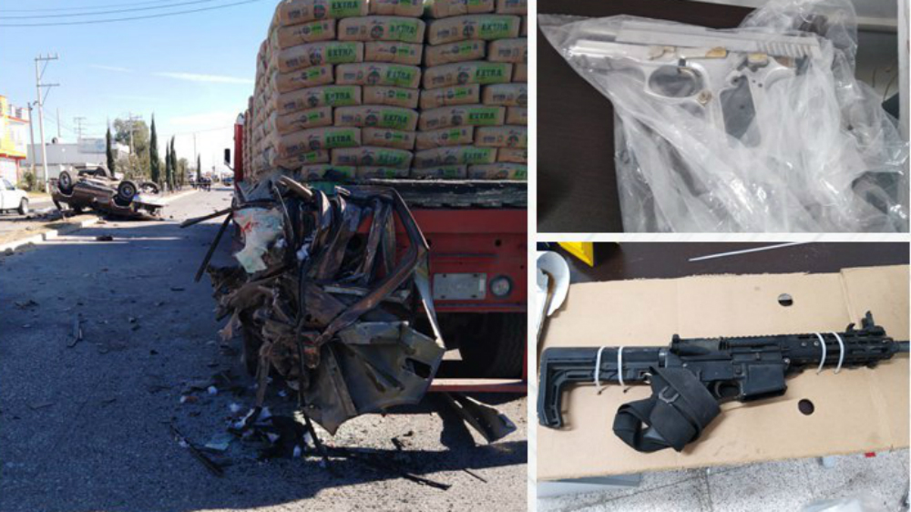 Persecución en Puebla deja tres presuntos delincuentes muertos Persecución en Puebla deja tres presuntos delincuentes muertos