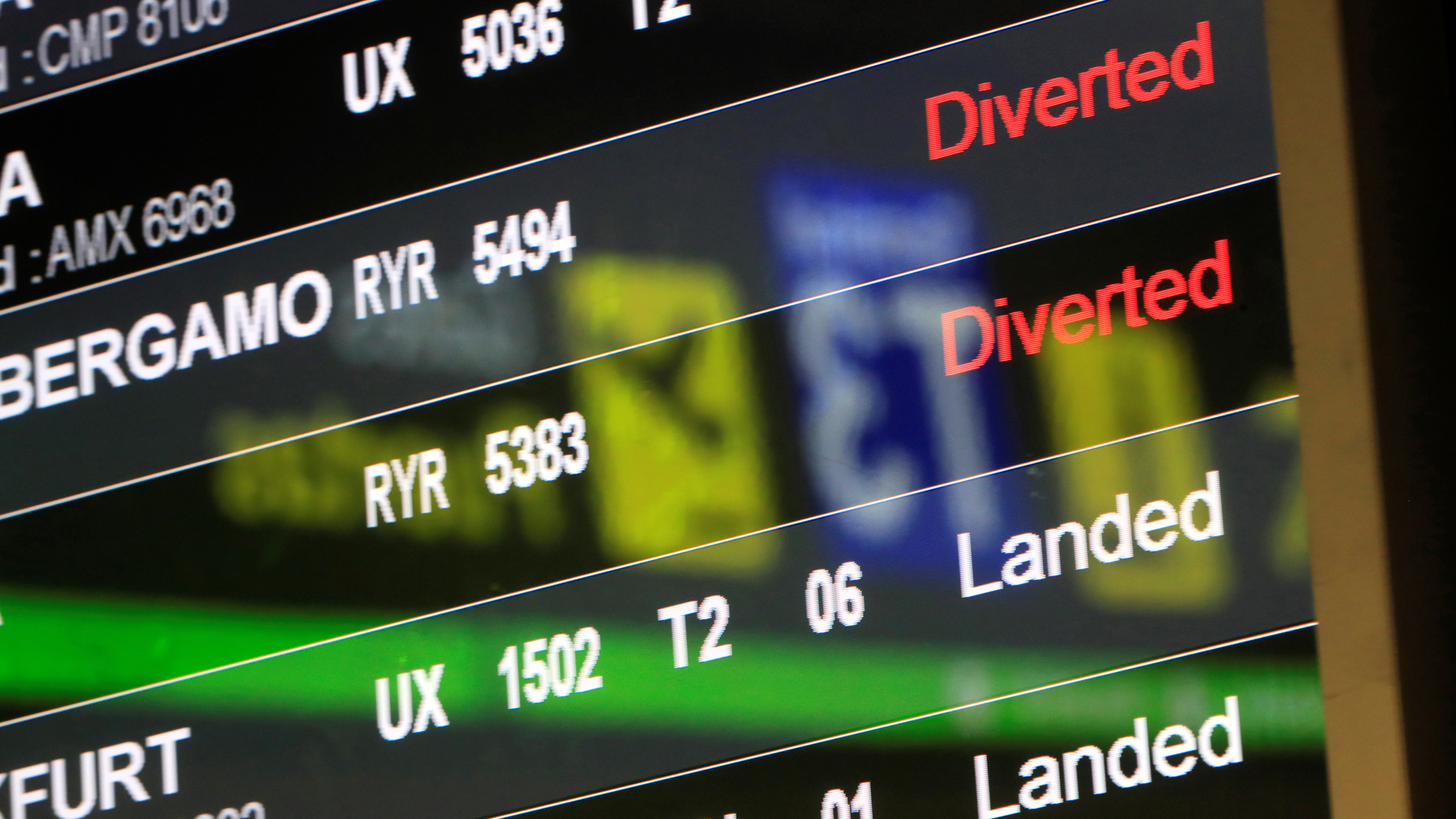 Dron interrumpe operaciones en aeropuerto de Madrid por más de una hora - vuelos-desviados-y-cancelados-en-aeropuerto-de-madrid