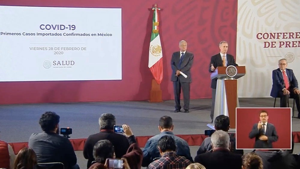 Coronavirus en México; Conferencia de AMLO (28-02-2020)