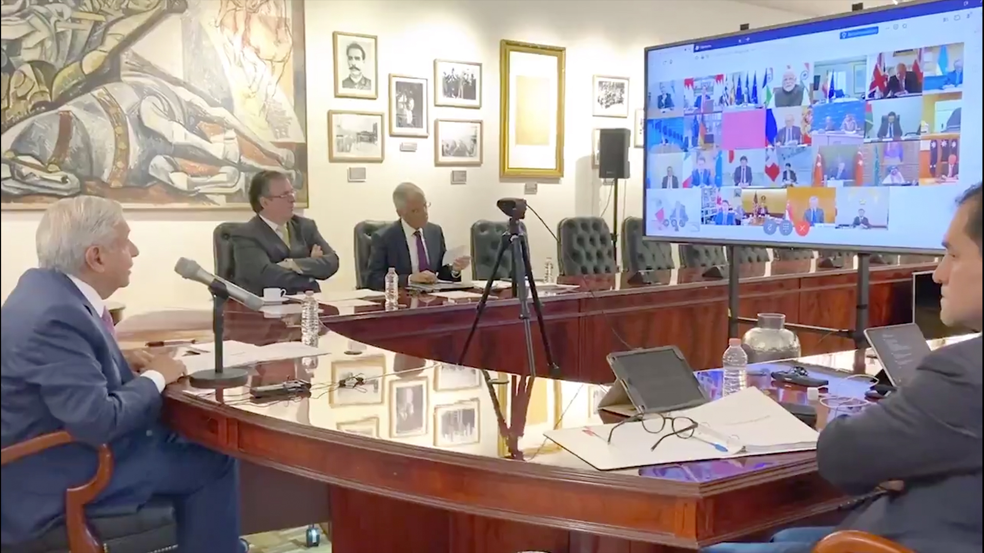 #Video La intervención de AMLO ante líderes del G20 #Video La intervención de AMLO ante líderes del G20