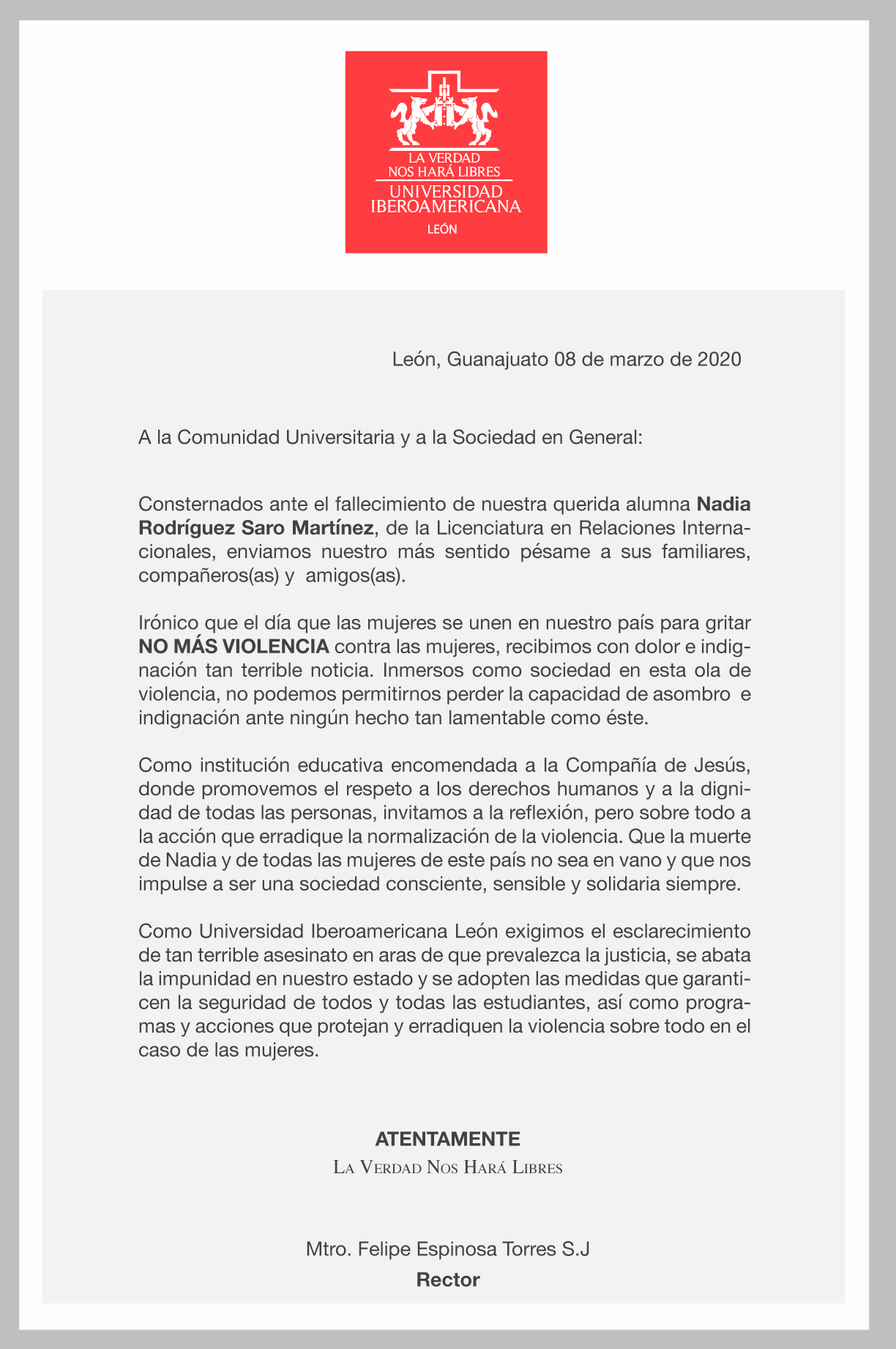 Asesinan a estudiante de la Ibero León en el Día Internacional de la Mujer - asesinato-alumna-ibero-leon