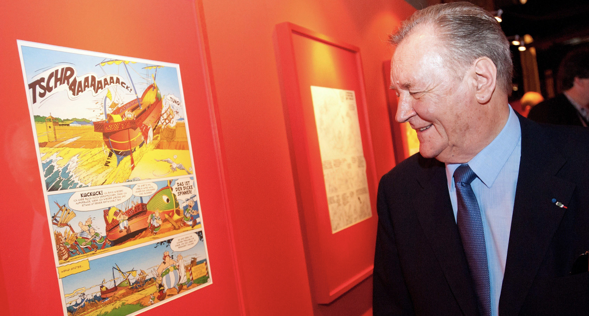 Murió a los 92 años Albert Uderzo, creador de Astérix
