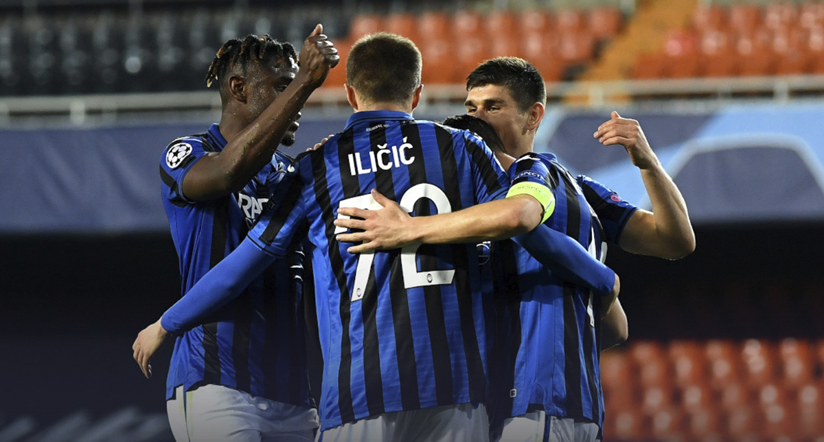 Atalanta sepulta al Valencia en octavos de final de la Champions League
