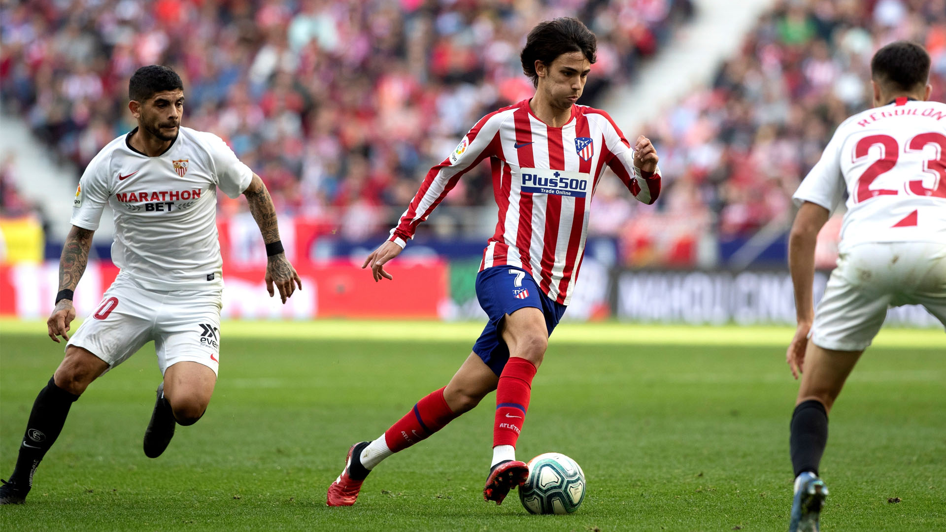 Atlético de Madrid y Sevilla reparten puntos en el Wanda Metropolitano