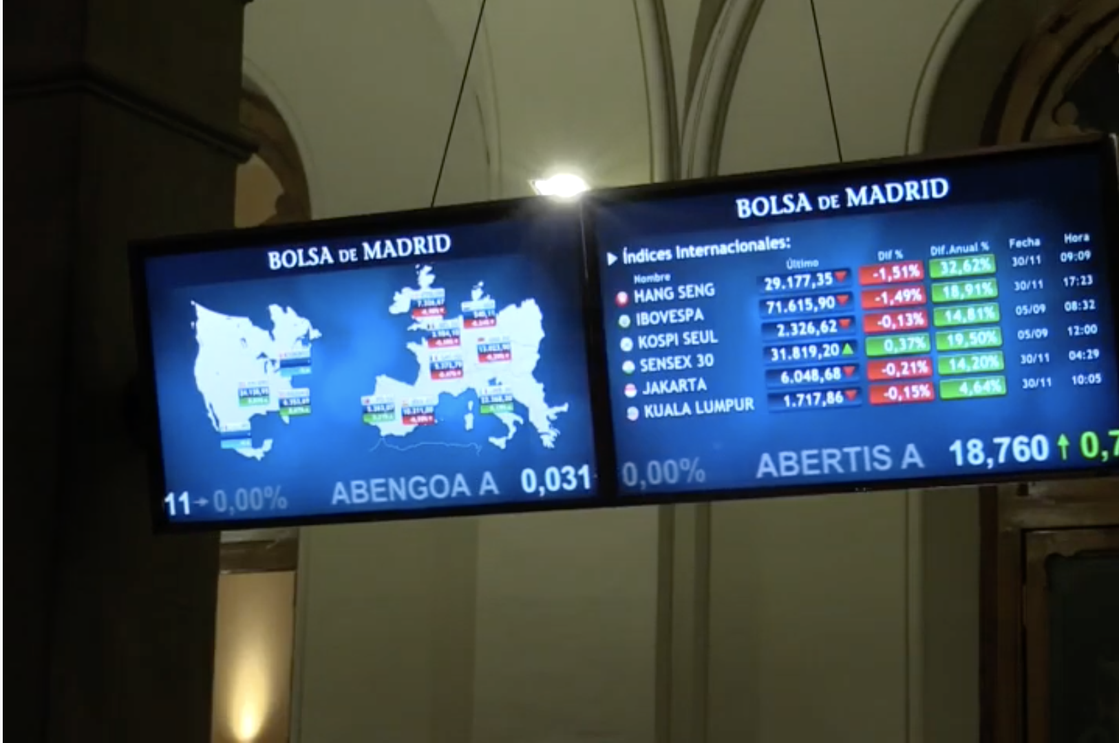 Las bolsas europeas se desploman pese a la actuación de los bancos centrales Las bolsas europeas se desploman pese a la actuación de los bancos centrales