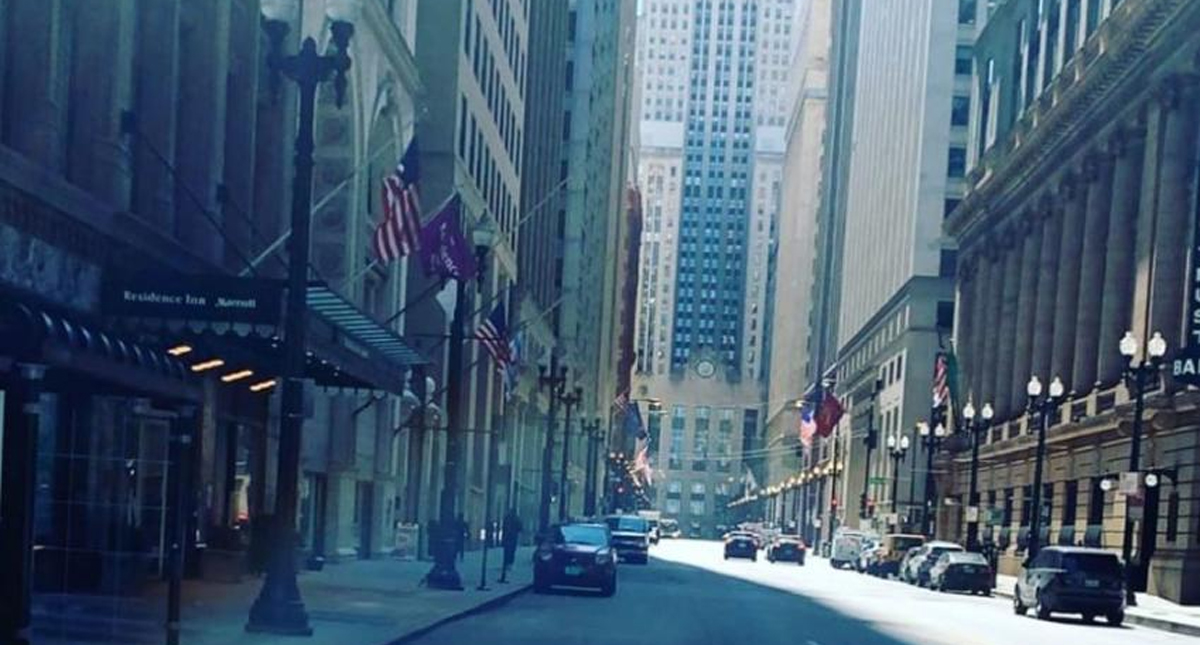 Chicago luce vacía por COVID-19 Chicago luce vacía por COVID-19