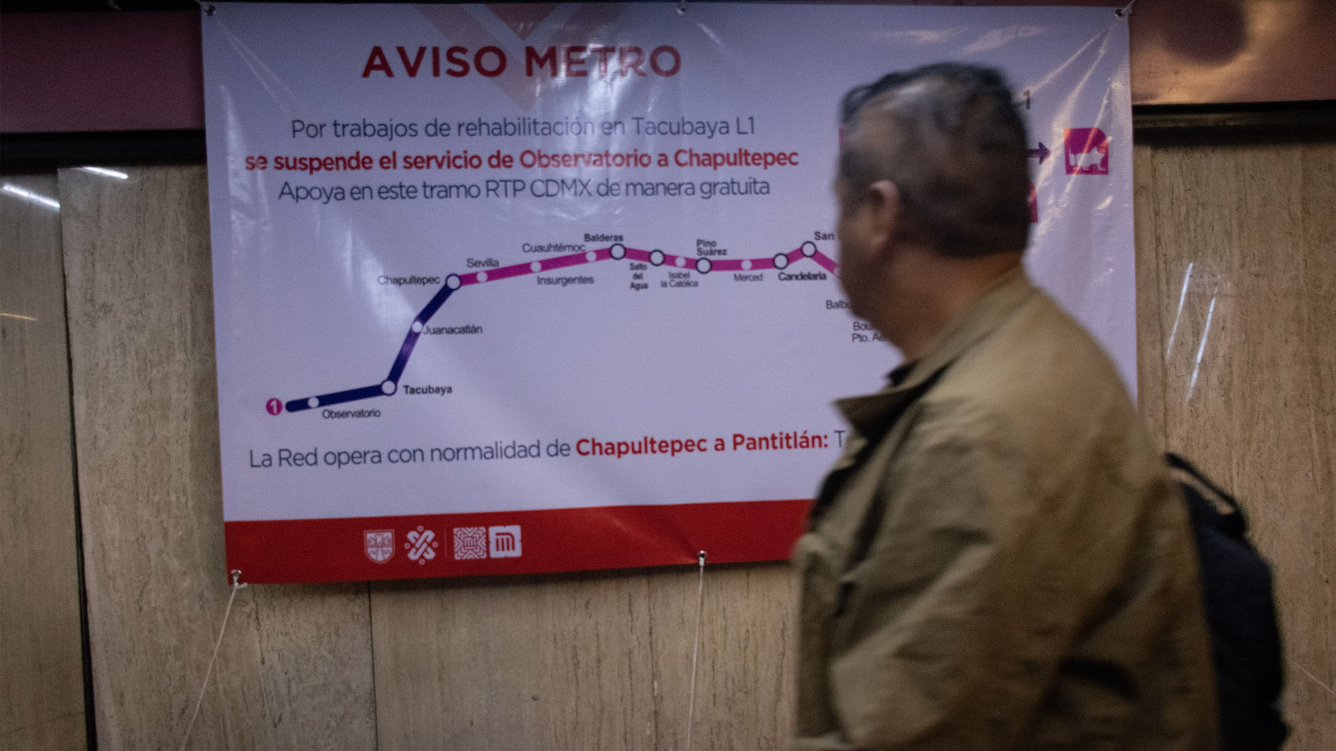 Servicio de Observatorio a Chapultepec continuará suspendido este viernes: Florencia Serranía